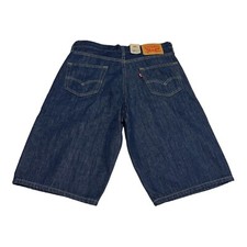 Levi's 469 Jean Shorts Men's Size 29 Loose Fit Denim Dark Wash Blue NWT