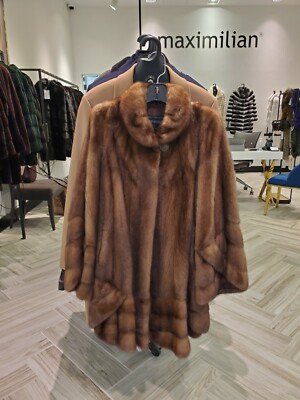 Maximilian Bloomingdales Mink Fur Coat sz 42 (6-8)