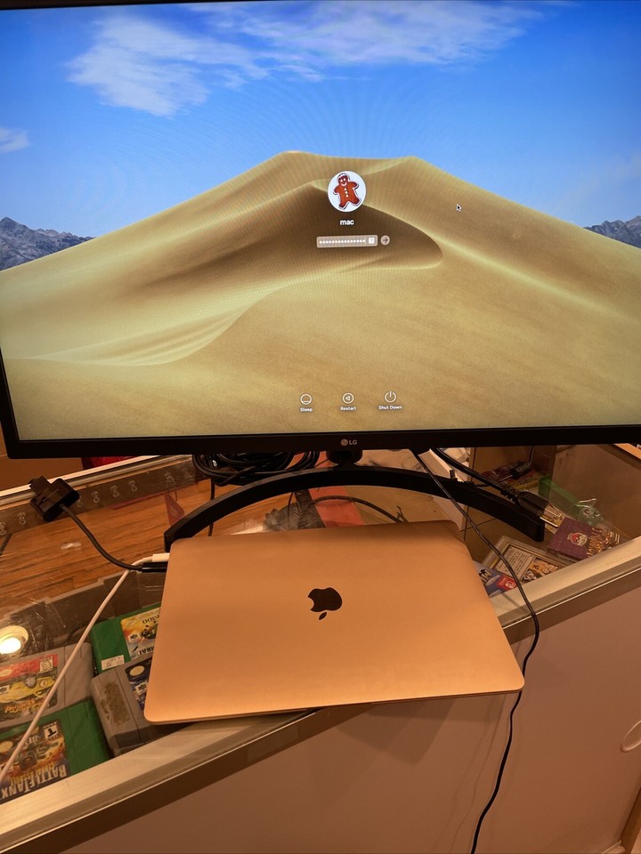 1704) Apple Macbook Air A193213 1.6Ghz i5 8gb 128gb Rose Gold Bad