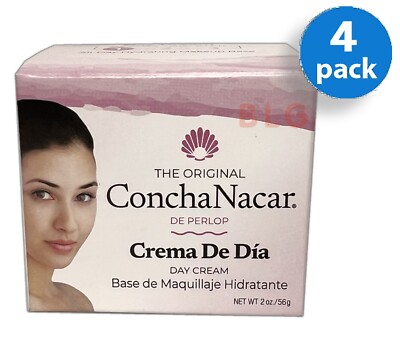 Perlop ConchaNACAR Moisturizing DAY CREAM Anti Aging Wrinkles Makeup On Sale 4Pk