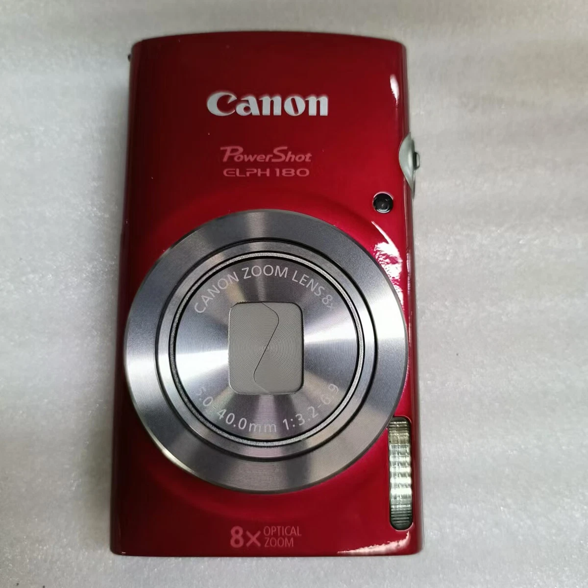 中古 Canon PowerShot ELPH 180 レッド Canon PowerShot ELPH 180 20MP 8x Optical Zoom Digicam