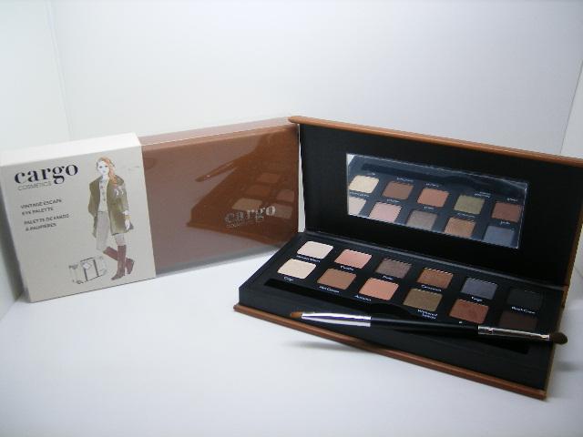 CARGO VINTAGE ESCAPE NIB 12 COLOR EYESHADOW EYE PALETTE WITH