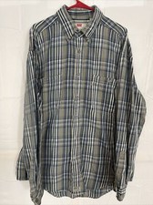 Vintage Levi s Strauss Co. Denim Striped Long Sleeve Button Down Shirt Large