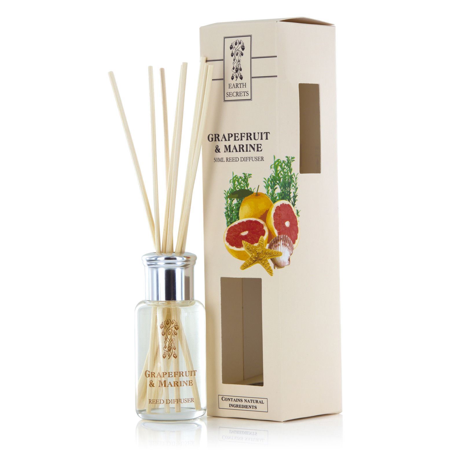 Fragrance Reed Diffuser 50ml Grapefruit & Marine Fragrance - Ashleigh & Burwood