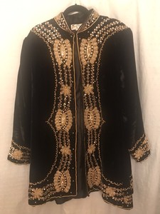 vintage plus size sequin jacket