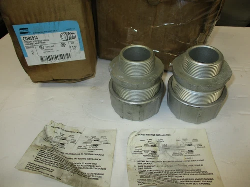 Cooper Crouse-Hinds CGB5913 1-1/2 NPT MALE CORD/CAB FTG NEO BUSH (BOX OF 2)