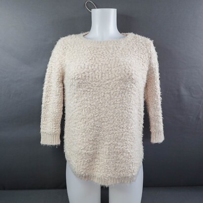 Womens Sweater PS Oatmeal Tan Popcorn Quiet Luxury Cozy Minimalist Neutral Style