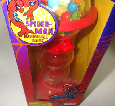Marvel Spider-man Gumball Bank- NIB RARE# 0189 from Japan