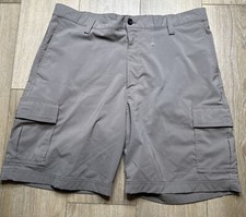 Chaps Cargo Shorts Canvas Brown Khaki Cotton Men's Size 38 Preowned