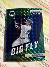 2022 Panini Mosaic Big Fly Green Prizm Anthony Rizzo #BF-12 New York Yankees 