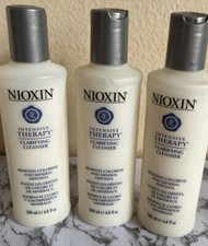 3 Pack Nioxin intensive therapy clarifying cleanser 6.8 Oz Each