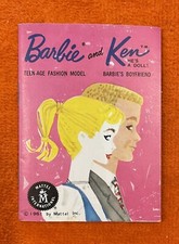 Vintage Barbie and Ken 1961 Mini-Catalog of fashions by Mattel