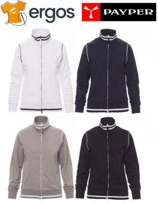 Payper DERBY LADY Damen Sweatshirt mit durchgehendem Reißverschluss Winter Polyester Langarm