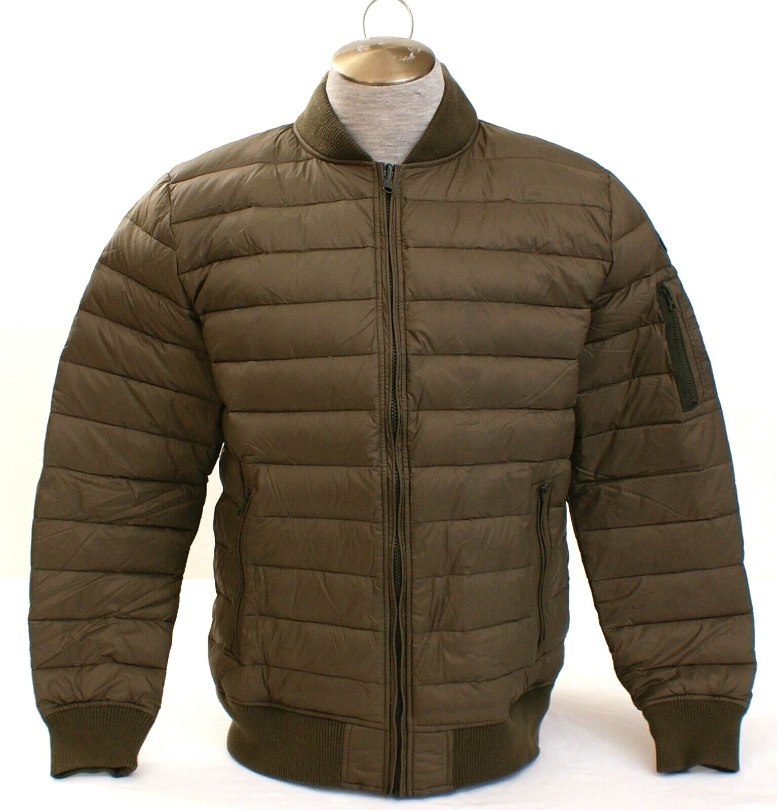 Schott NYC Green \u0026 Camo Reversible Zip 