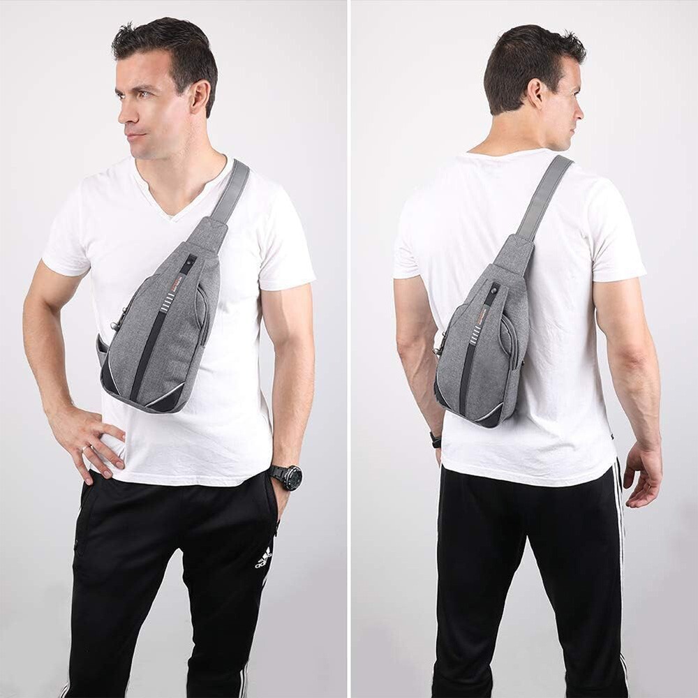 WATERFLY borsttas schoudertas omhangtas heren klein mannenhandtas sling bag dames tas messenger crossbody bag crossbag voor outdoor-sporten reizen fietsen wandelen