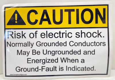 #ad QTY 4 RISK OF ELECTRIC SHOCK CAUTION Self Adhesive Vinyl Gloss Sticker 5quot;X3 1 2quot; $14.99