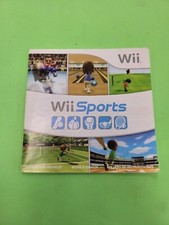Wii Sports MANUAL ONLY Nintendo Wii, 2006 NO GAME