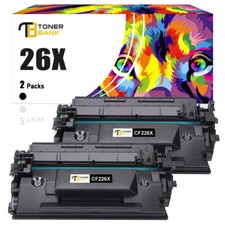 2x Toner Cartridge Fits For HP 26X CF226X LaserJet Pro M402n MFP M426dw M426fdn