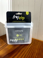 🧷 (RE) ZIP- LEAKPROOF REUSABLE STORAGE  2 STAND UP BAGS 🆕