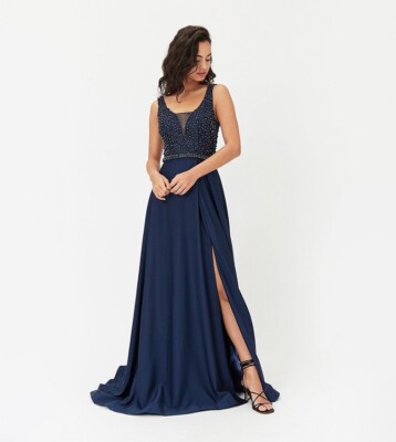 COAST Beaded Satin Maxi Dress Size 10 | eBay UK