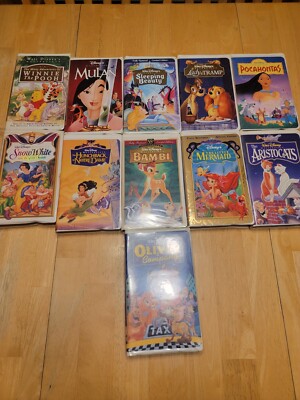disney masterpiece collection vhs Lot Of 11 | eBay