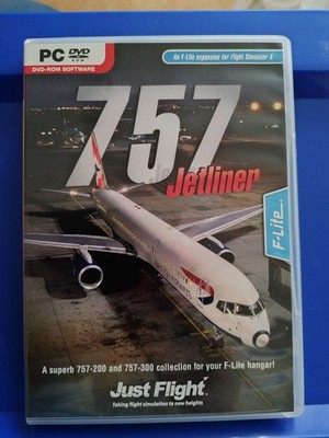 Eine F-Lite Erweiterung für Flight Simulator X PC 757 Jetline Boeing 757 Add-on selten