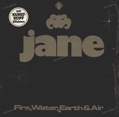 Jane - Fire, Water, Earth & Air GER LP 1977 FOC (VG-) Vinyl ´´