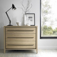 Bentley Designs Rimini Aged Oak & Weathered Oak 3 Drawer Chest RRP £785