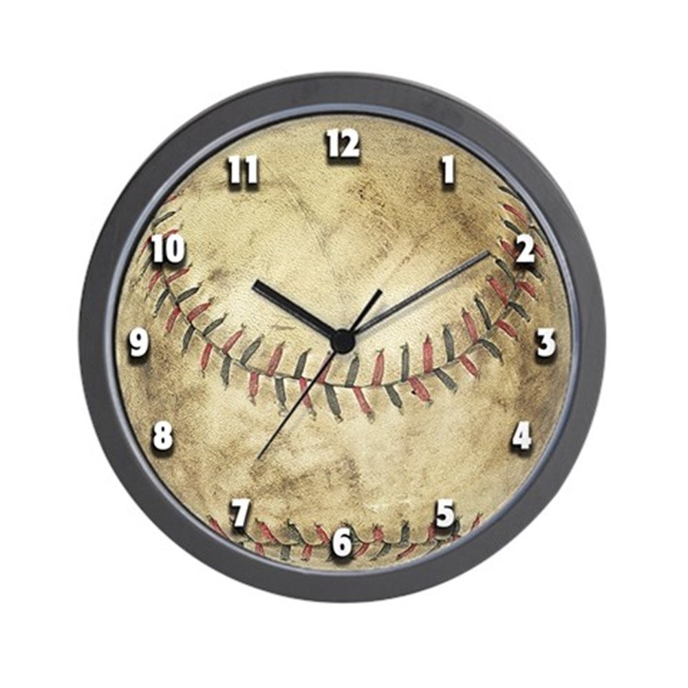 CafePress Baseball... 10" Wall Clock for Livingroom, Kitchen, or Office