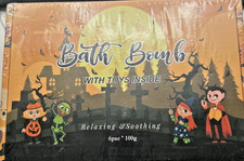 Syncfun Halloween Bath Bombs with Surprise Halloween Themed Toys Inside for Kids