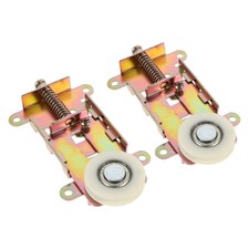 2 Pcs Roulettes De Porte Cuisine En Miroir Quincaillerie Placard Pour Meubles