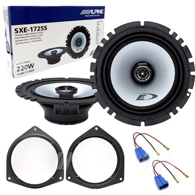 Kit 2 Câsses Haut-Parleurs Alpine SXE-1725S 2 Voies 6,5" Hyundai i10 2014 - Photo 1/4