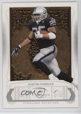 2009 Donruss Classics Timeless Tributes Silver /100 Justin Fargas #71 1u5y