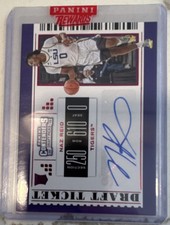 Panini Contenders Draft Picks Naz Reid #91 LSU Autograph Basketball Card