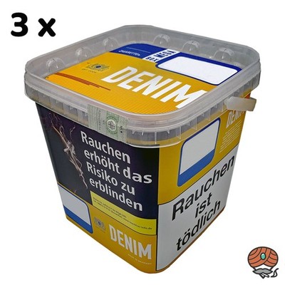 Denim Volumentabak Mega Box 3x 210g Eimer