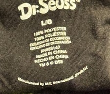 Dr. Suess Grinch PJ's pajamas Large 60" Great shape 