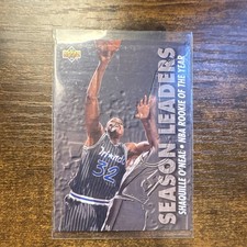 Upper Deck 1993-94 Shaquille O'Neal Season Leaders NBA Rookie of the Year #177