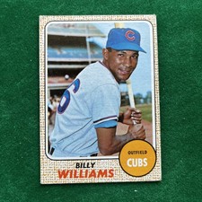 1968 Topps - Billy Williams #37 Cubs Hall Of Famer!