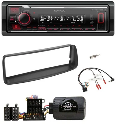 Kenwood Lenkrad Bluetooth USB DAB Autoradio für Peugeot 206 CC 1998-2002 - Bild 1 von 4