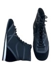Jimmy Choo Women's Leather Black High-Top Wedge Suede Trim Sneakers - Size 36.5 — photo 1