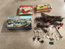 Vintage Lot of Plasticville USA Barn Kits/Farm Bldgs./Animals/Fencing-H0- 4