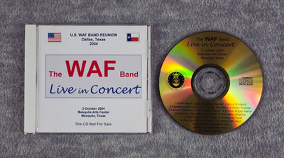 The WAF Band Reunion Live in Concert CD Dallas Texas 2004