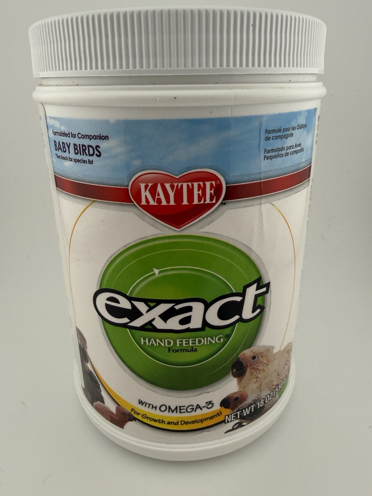 Kaytee Exact Hand Feeding For Baby Bird, 18-Ounce Each Bird 