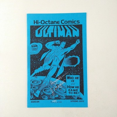 Ultiman #1 Hi-Octane Comics RARE Ashcan Signed J Ziegler (1993 Big Bang Comics)