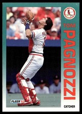 1992 Fleer Tom Pagnozzi St. Louis Cardinals #586