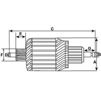 Anker Starter Hc-Cargo F 032 138 962 12V