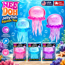 NeeDoh Jelly Squish Stress Toy Jellyfish Fidg...