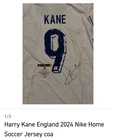 Harry Kane Signed England Soccer Jersey #9 2024, COA
