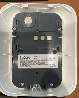 System Sensor HWL-LF White Wall Sounder Low Frequency
