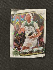 DOMINIQUE MALONGA 2025 Panini PRIZM WNBA WHITE SEISMIC Holo Seattle Storm 116 RC